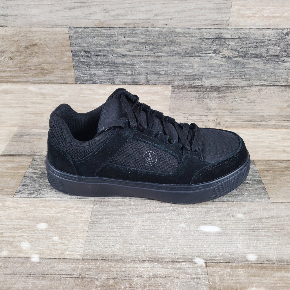 Volcom Evolve Womens Sz 8 Wedge Sole Black‎ Skate Inspired Sneaker